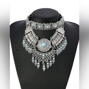 Boho statement necklace N1287